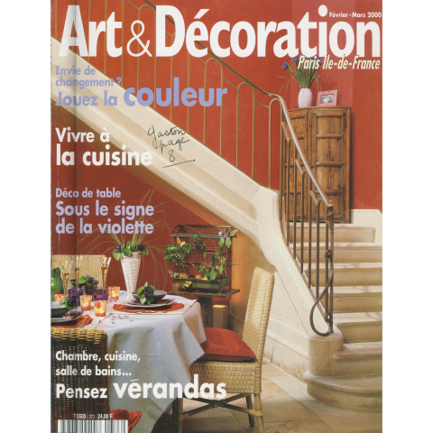 Art et Décoration, Fev-Mars 2000, page 10. - Art et Décoration
